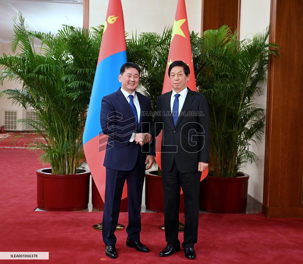 CHINA-BEIJING-LI ZHANSHU-MONGOLIA-PRESIDENT-MEETING (CN)