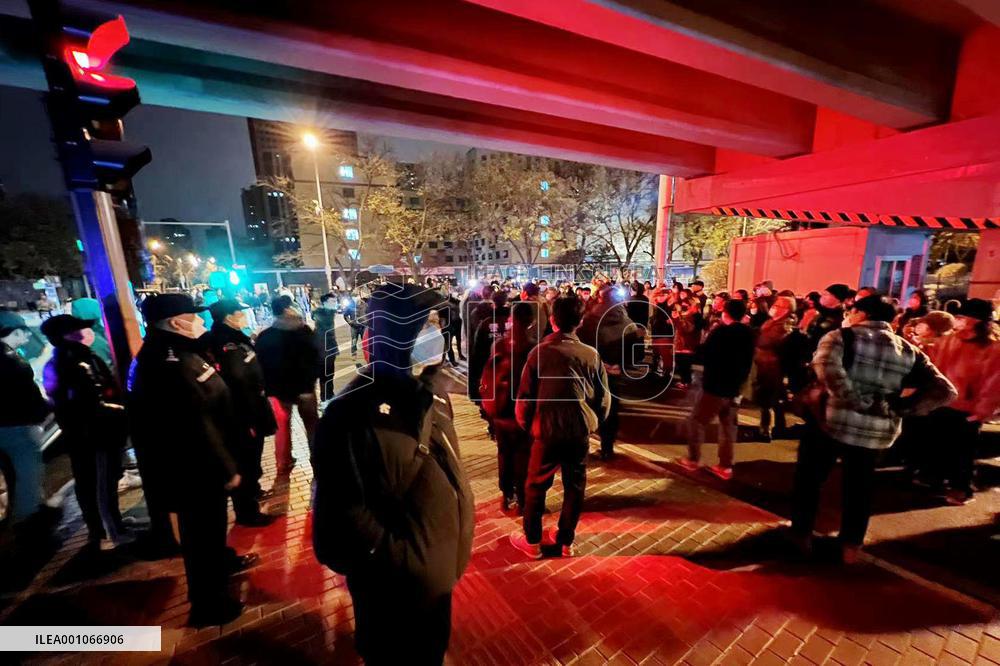 Protest against "zero-COVID" policy in China