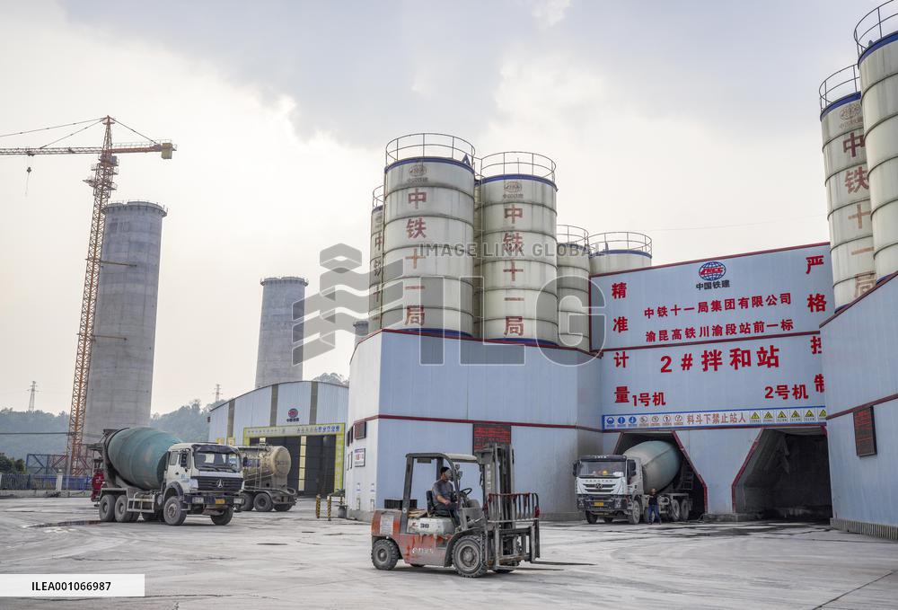 CHINA-CHONGQING-HIGH-SPEED RAILWAY-CONSTRUCTION (CN)