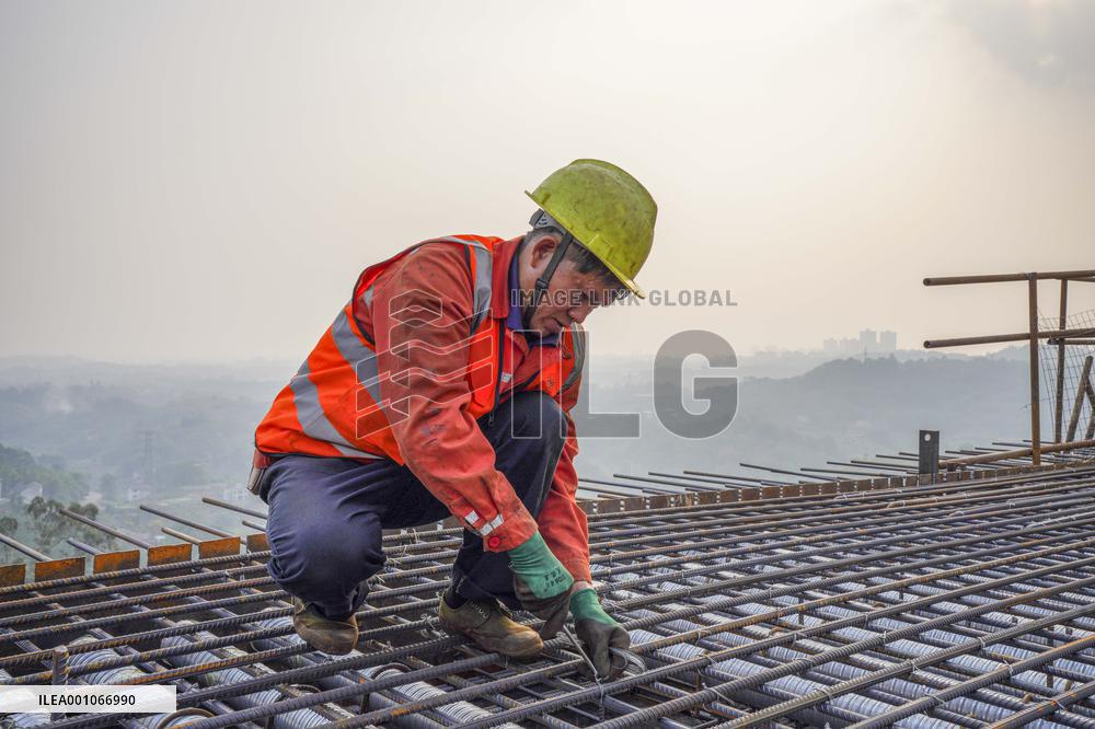 CHINA-CHONGQING-HIGH-SPEED RAILWAY-CONSTRUCTION (CN)