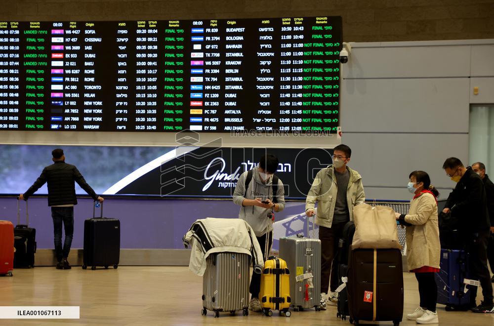ISRAEL-FLIGHT-CHINESE MAINLAND-RESUMPTION