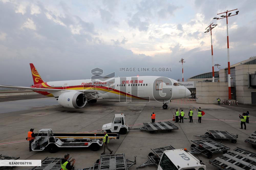 ISRAEL-FLIGHT-CHINESE MAINLAND-RESUMPTION