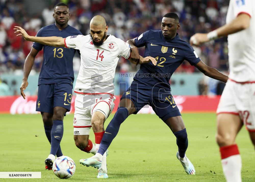 (SP)QATAR-AL RAYYAN-2022 WORLD CUP-GROUP D-TUN VS FRA