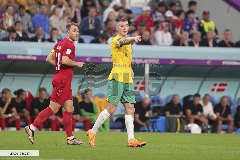 (SP)QATAR-AL WAKRAH-2022 WORLD CUP-GROUP D-AUS VS DEN