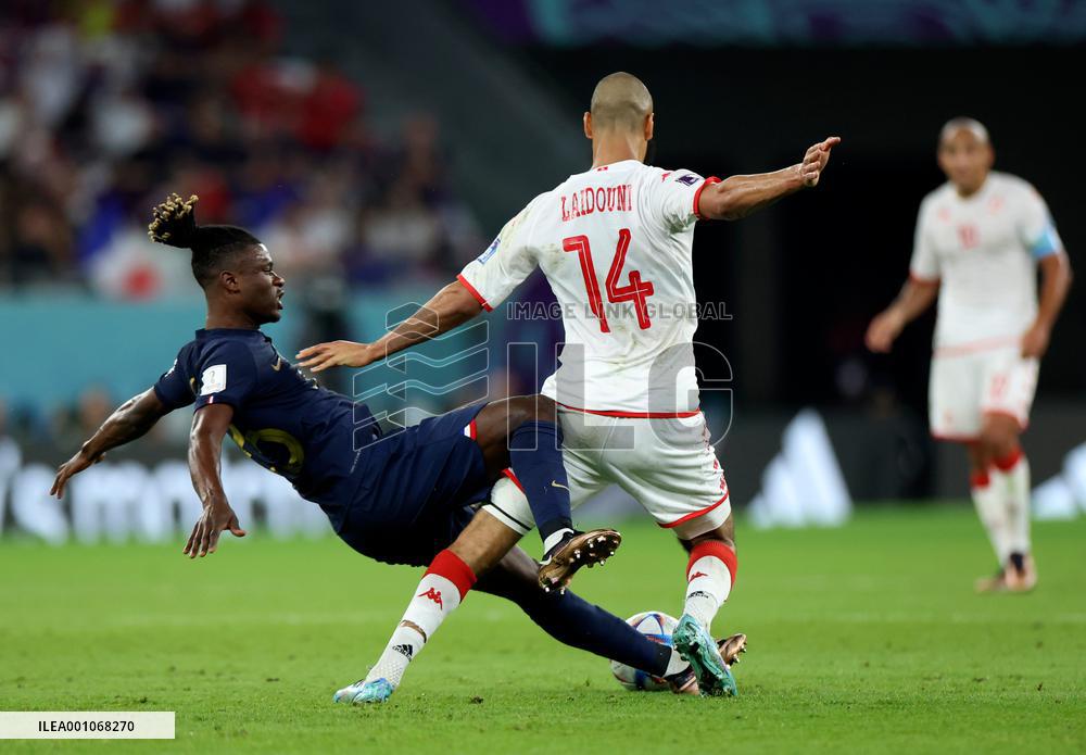 (SP)QATAR-AL RAYYAN-2022 WORLD CUP-GROUP D-TUN VS FRA