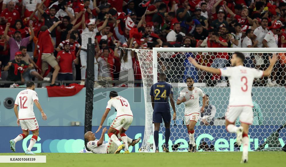 (SP)QATAR-AL RAYYAN-2022 WORLD CUP-GROUP D-TUN VS FRA