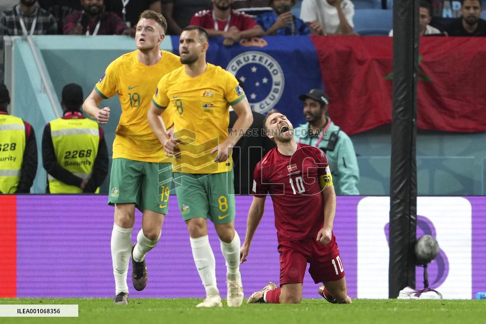 (SP)QATAR-AL WAKRAH-2022 WORLD CUP-GROUP D-AUS VS DEN