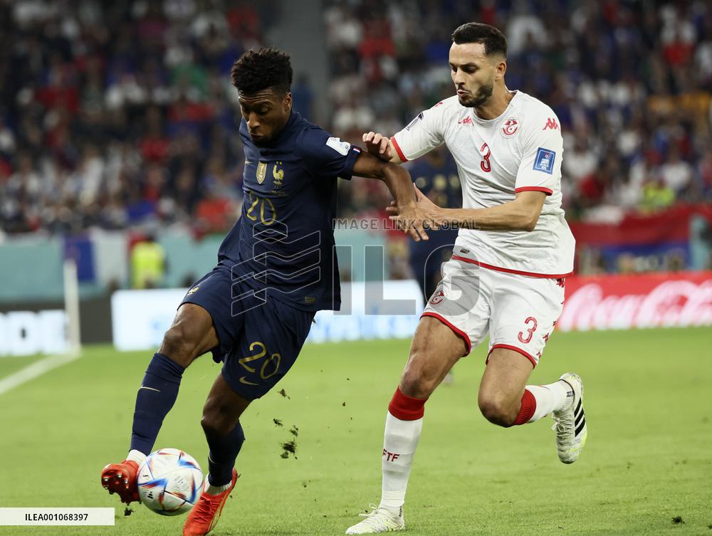 (SP)QATAR-AL RAYYAN-2022 WORLD CUP-GROUP D-TUN VS FRA