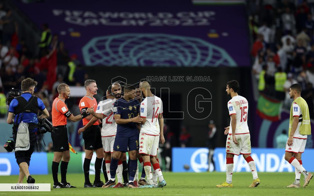 (SP)QATAR-AL RAYYAN-2022 WORLD CUP-GROUP D-TUN VS FRA