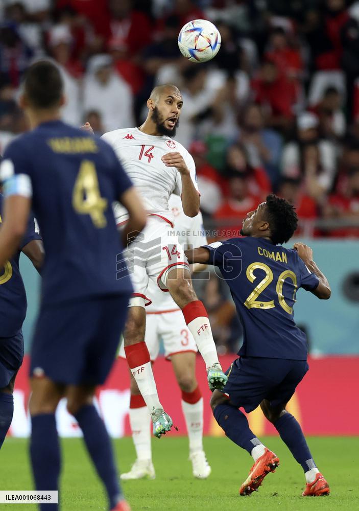 (SP)QATAR-AL RAYYAN-2022 WORLD CUP-GROUP D-TUN VS FRA