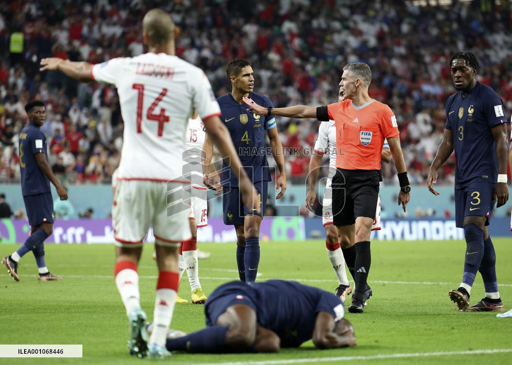 (SP)QATAR-AL RAYYAN-2022 WORLD CUP-GROUP D-TUN VS FRA