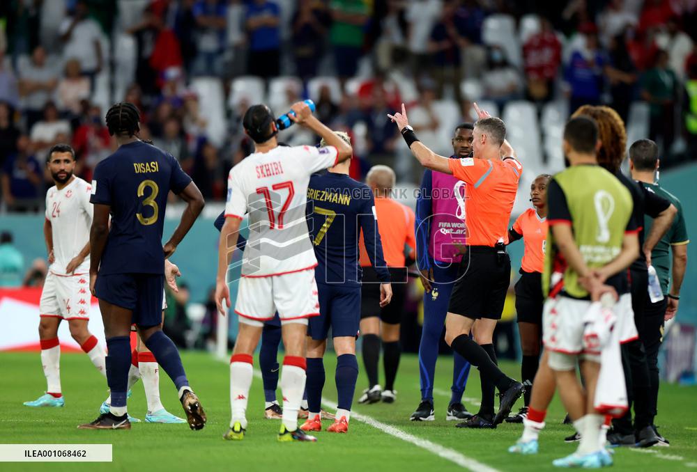 (SP)QATAR-AL RAYYAN-2022 WORLD CUP-GROUP D-TUN VS FRA