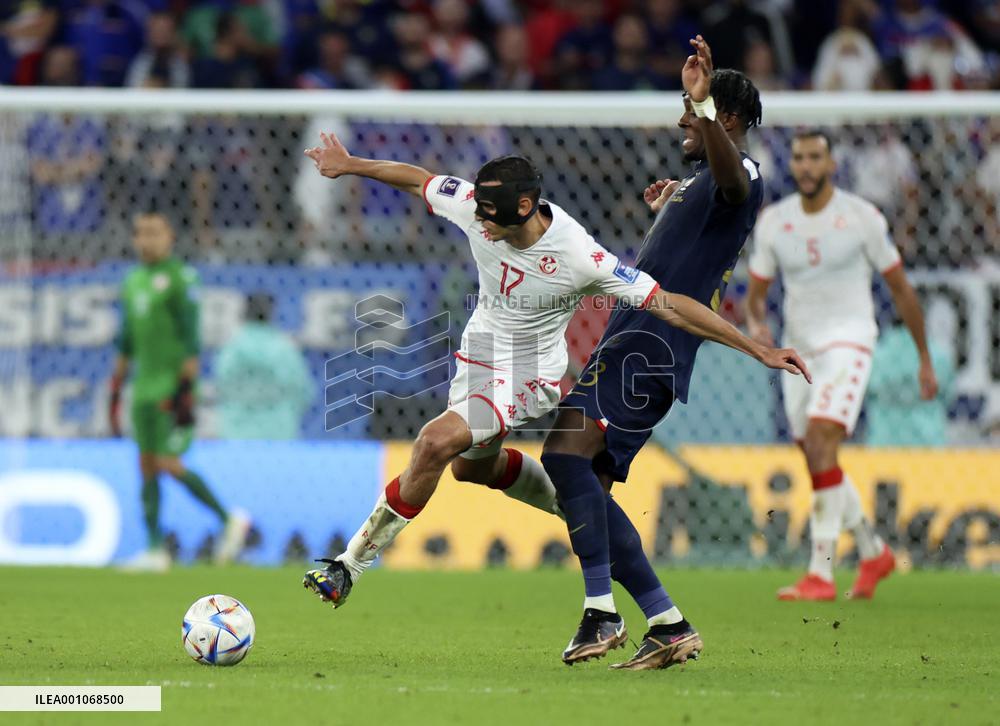 (SP)QATAR-AL RAYYAN-2022 WORLD CUP-GROUP D-TUN VS FRA