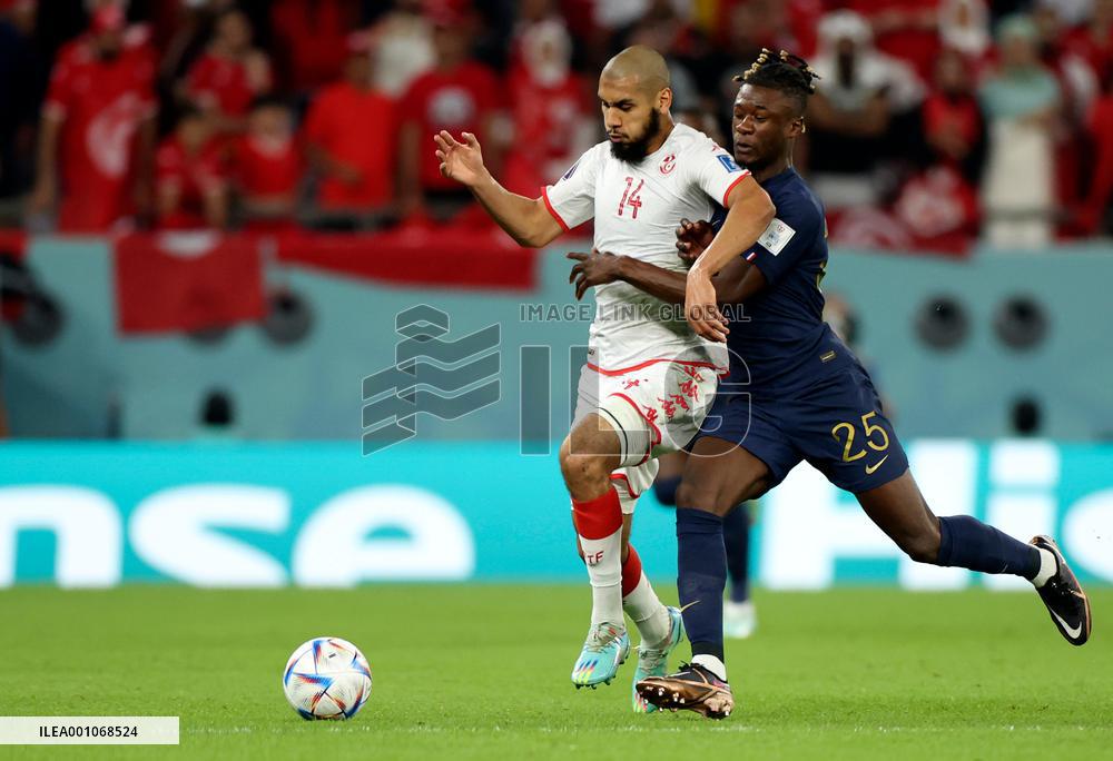 (SP)QATAR-AL RAYYAN-2022 WORLD CUP-GROUP D-TUN VS FRA