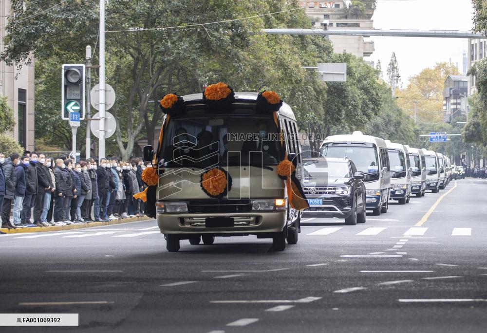 CHINA-JIANG ZEMIN'S REMAINS-TRANSFER (CN)