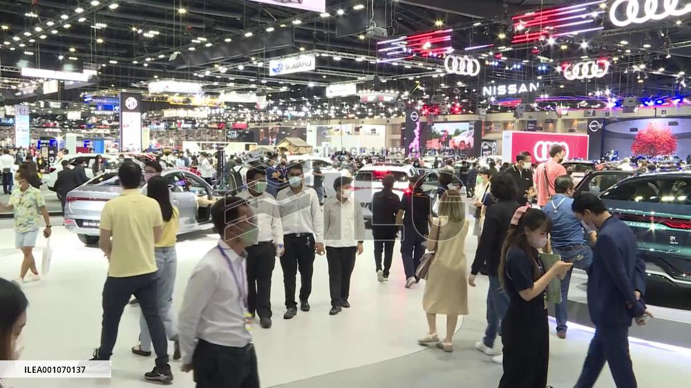 Chinese-made EVs shine at Thailand motor show