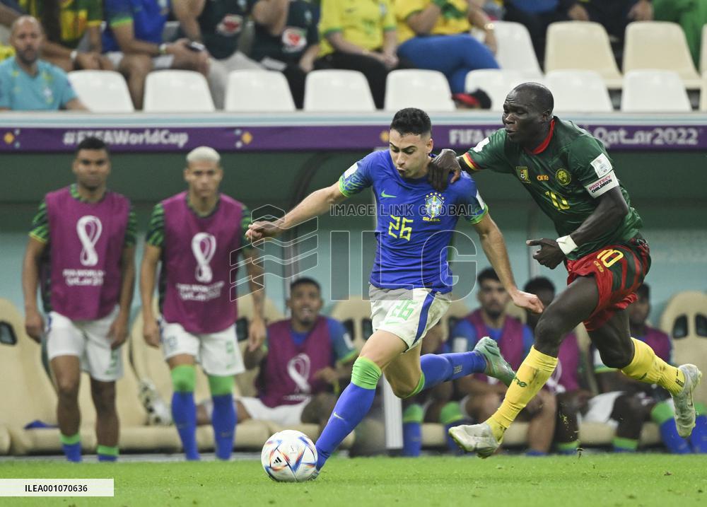 (SP)QATAR-LUSAIL-2022 WORLD CUP-GROUP G-CMR VS BRA