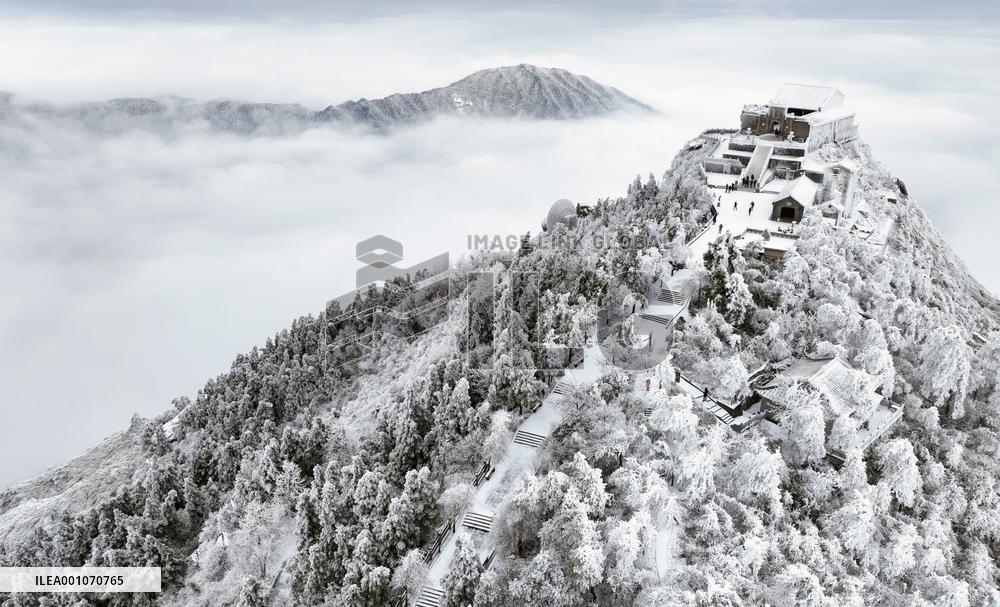 #CHINA-HUNAN-HENGSHAN MOUNTAIN-SNOW SCENERY (CN)