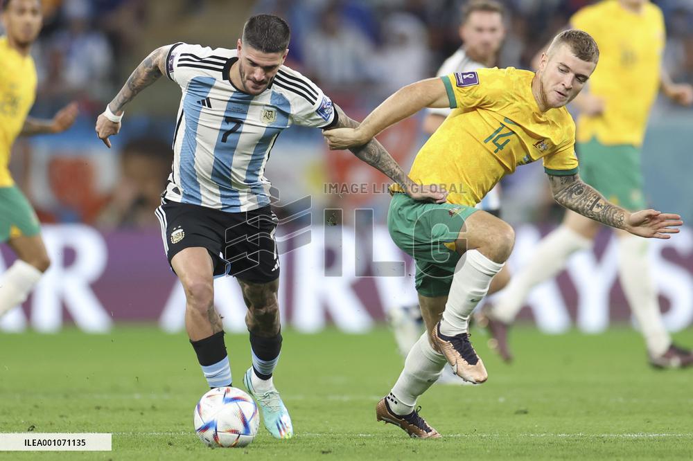(SP)QATAR-AL RAYYAN-2022 WORLD CUP-ROUND OF 16-ARG VS AUS