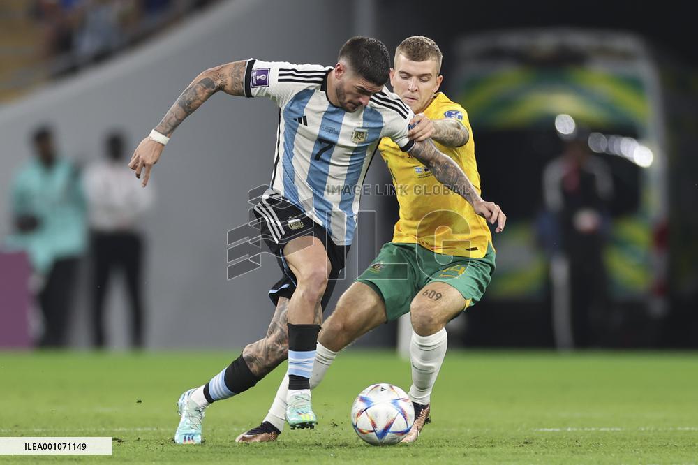 (SP)QATAR-AL RAYYAN-2022 WORLD CUP-ROUND OF 16-ARG VS AUS