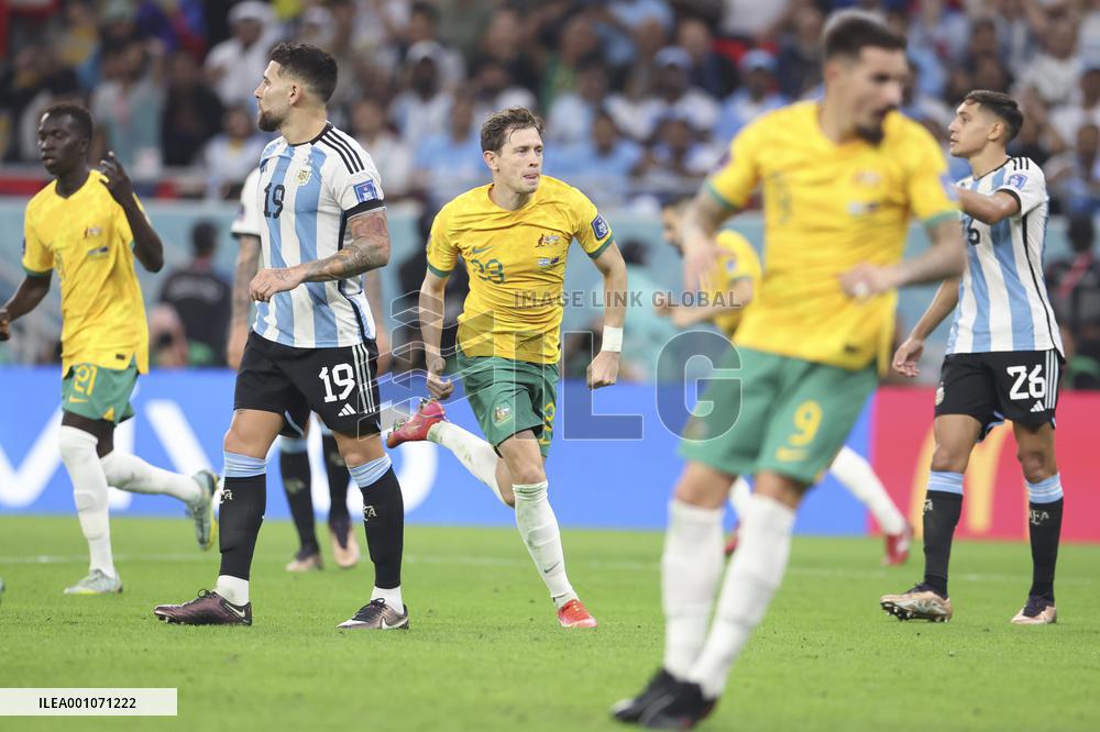 (SP)QATAR-AL RAYYAN-2022 WORLD CUP-ROUND OF 16-ARG VS AUS