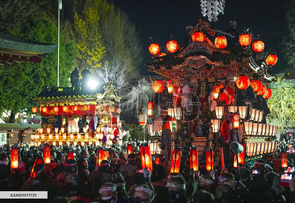 Chichibu Night Festival in eastern Japan