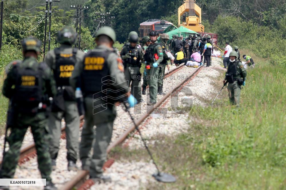 THAILAND-SONGKHLA-RAILWAY-EXPLOSION