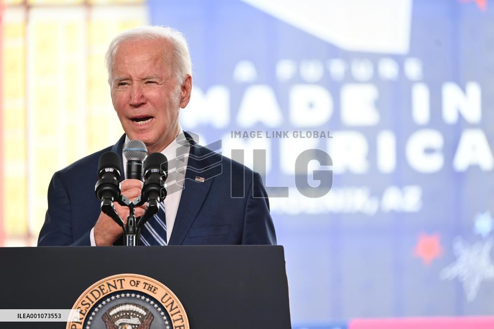 U.S. President Joe Biden in Arizona