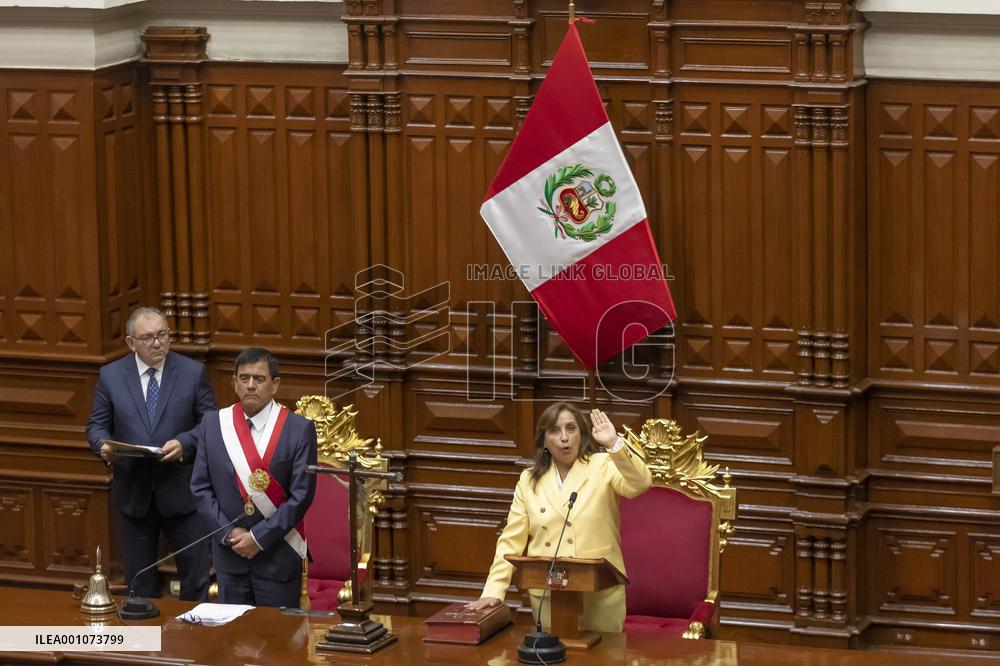 PERU-LIMA-DINA BOLUARTE-NEW PRESIDENT