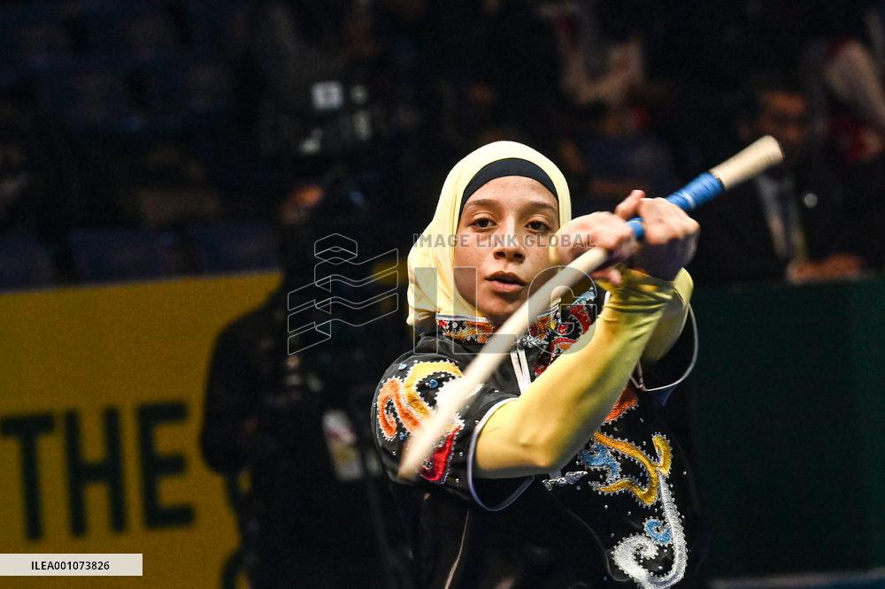 (SP)INDONESIA-TANGERANG-WORLD JUNIOR WUSHU CHAMPIONSHIP-GUNSHU