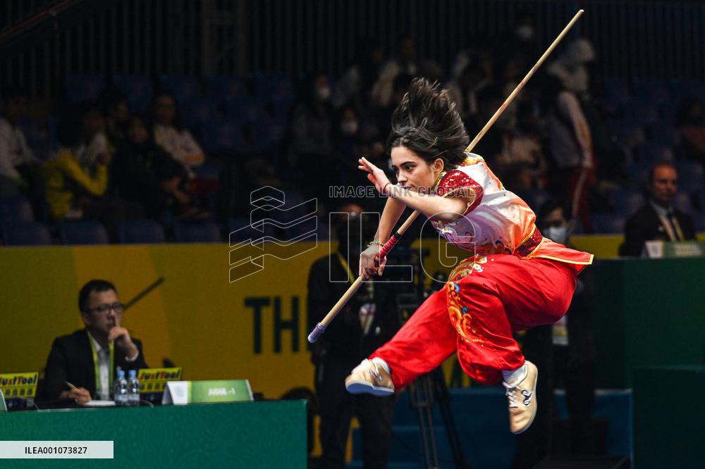 (SP)INDONESIA-TANGERANG-WORLD JUNIOR WUSHU CHAMPIONSHIP-GUNSHU