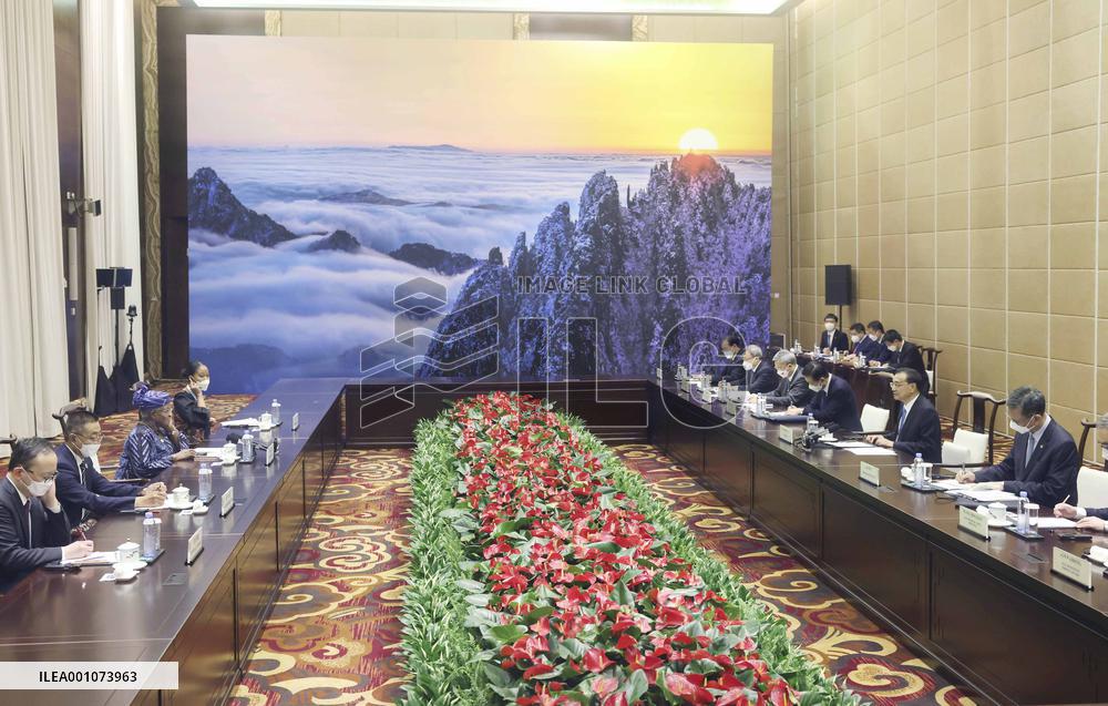 CHINA-ANHUI-LI KEQIANG-WTO-DIRECTOR-GENERAL-MEETING (CN)