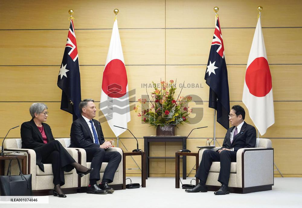 Australia's foreign, defense ministers in Japan