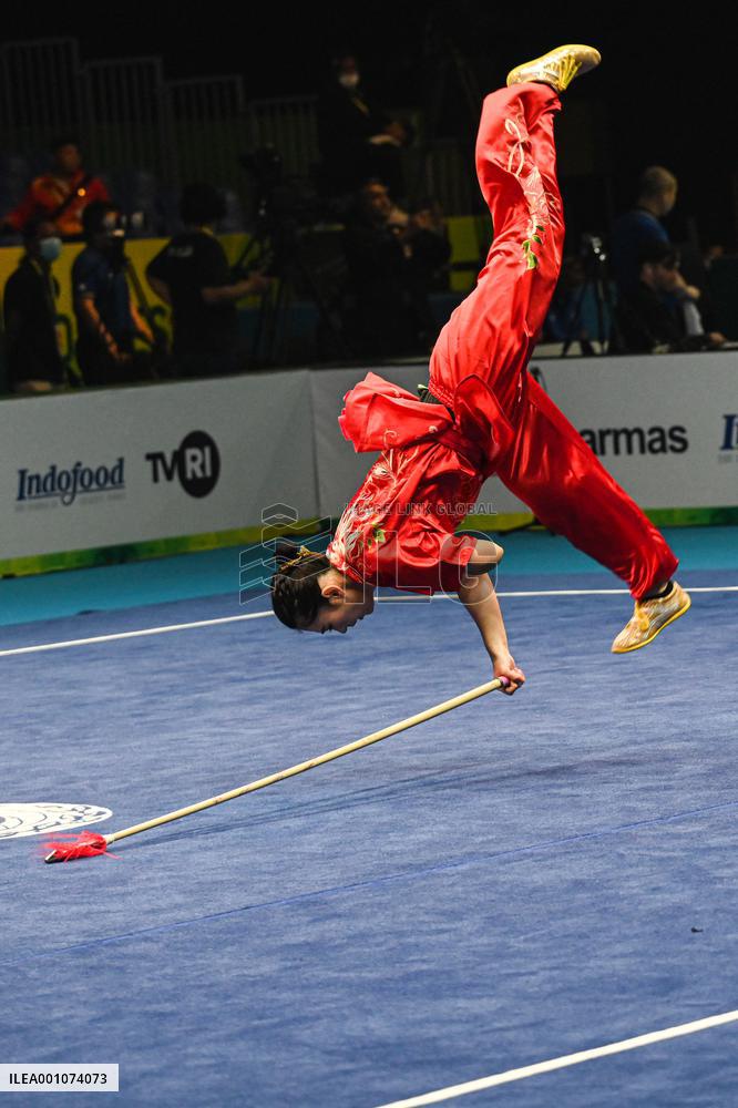 (SP)INDONESIA-TANGERANG-WORLD JUNIOR WUSHU CHAMPIONSHIP-QIANGSHU