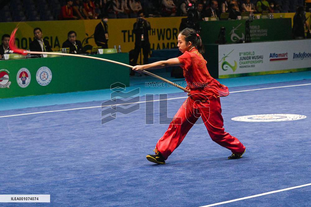 (SP)INDONESIA-TANGERANG-WORLD JUNIOR WUSHU CHAMPIONSHIP-QIANGSHU