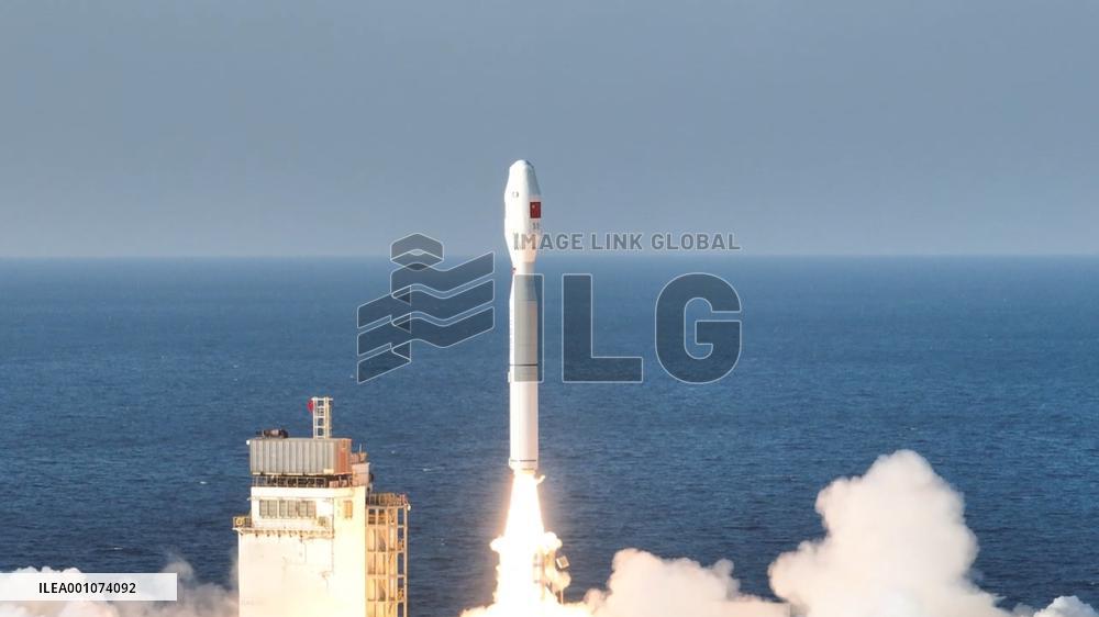 (EyesonSci) CHINA-SATELLITES-LAUNCH (CN)