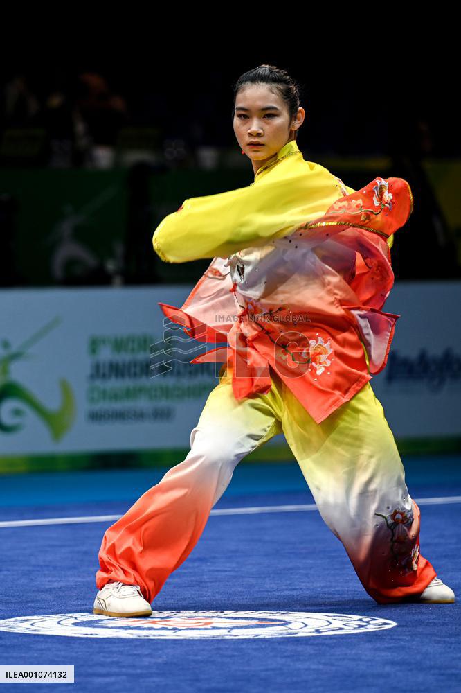 (SP)INDONESIA-TANGERANG-WORLD JUNIOR WUSHU CHAMPIONSHIPS-TAIJIQUAN