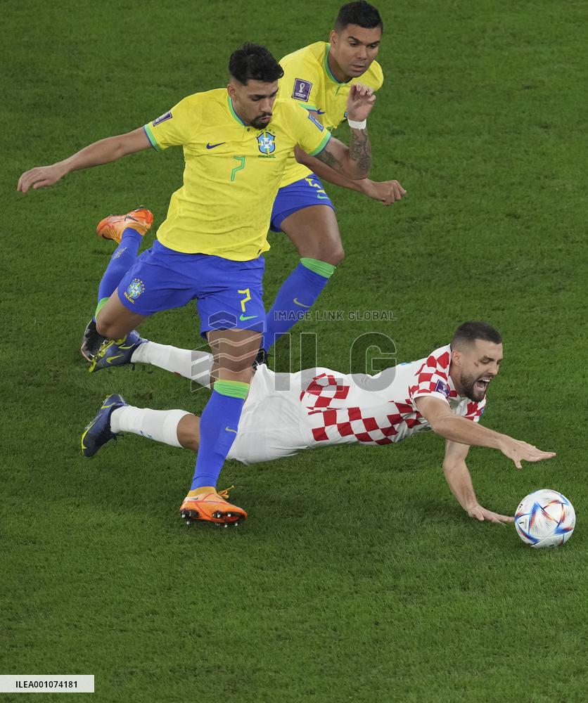 (SP)QATAR-AL RAYYAN-2022 WORLD CUP-QUARTERFINAL-CRO VS BRA