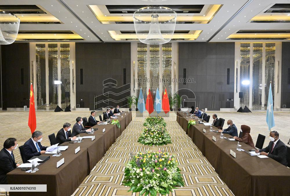 SAUDI ARABIA-RIYADH-XI JINPING-SOMALIA-PRESIDENT-MEETING
