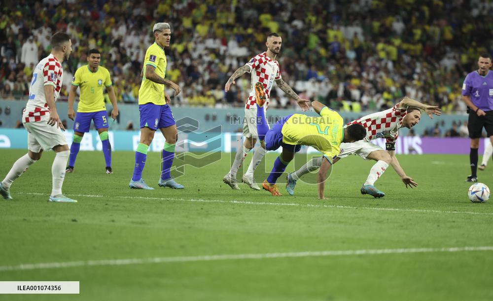 (SP)QATAR-AL RAYYAN-2022 WORLD CUP-QUARTERFINAL-CRO VS BRA