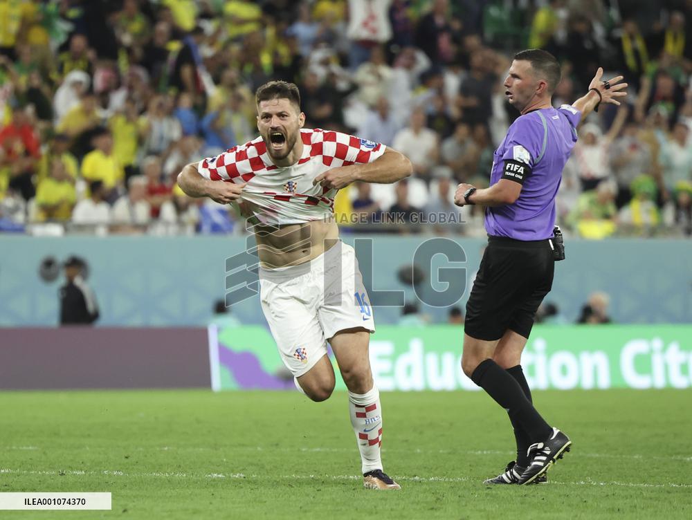 (SP)QATAR-AL RAYYAN-2022 WORLD CUP-QUARTERFINAL-CRO VS BRA