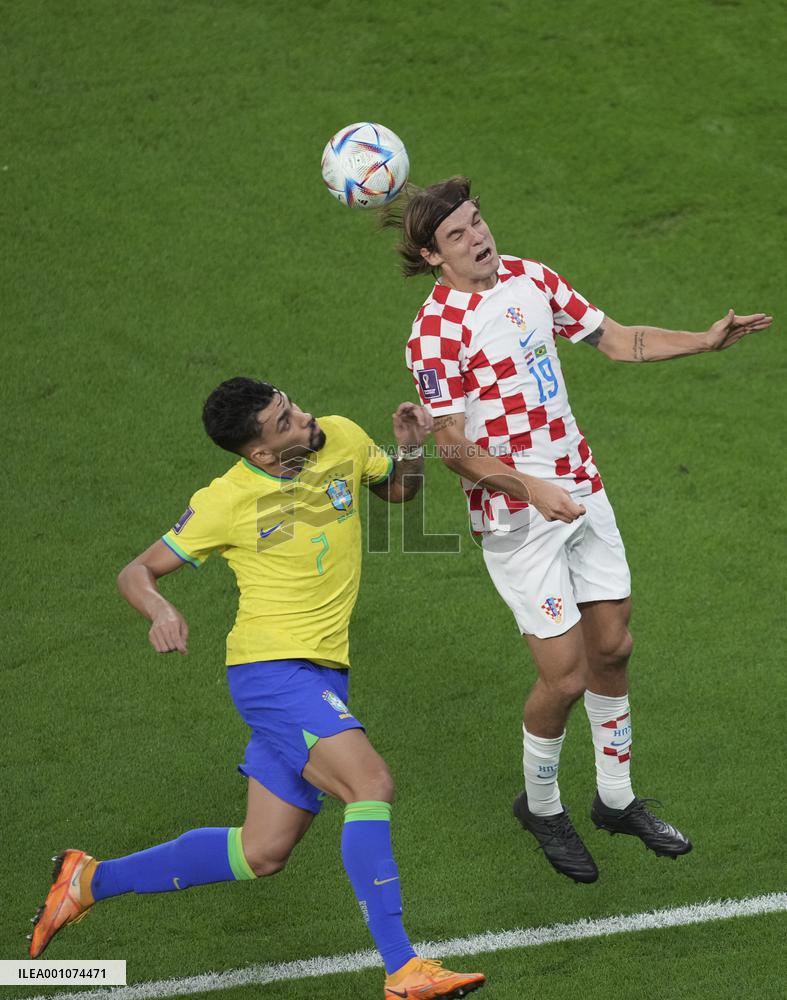 (SP)QATAR-AL RAYYAN-2022 WORLD CUP-QUARTERFINAL-CRO VS BRA
