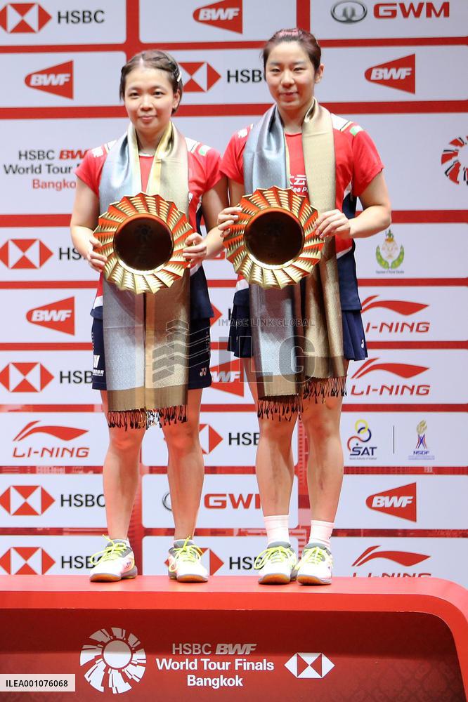 (SP)THAILAND-BANGKOK-BADMINTON-WORLD TOUR FINALS-WOMEN'S DOUBLES-FINAL