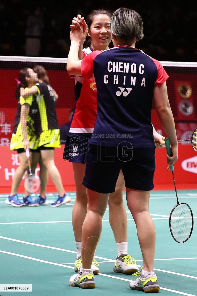 (SP)THAILAND-BANGKOK-BADMINTON-WORLD TOUR FINALS-WOMEN'S DOUBLES-FINAL
