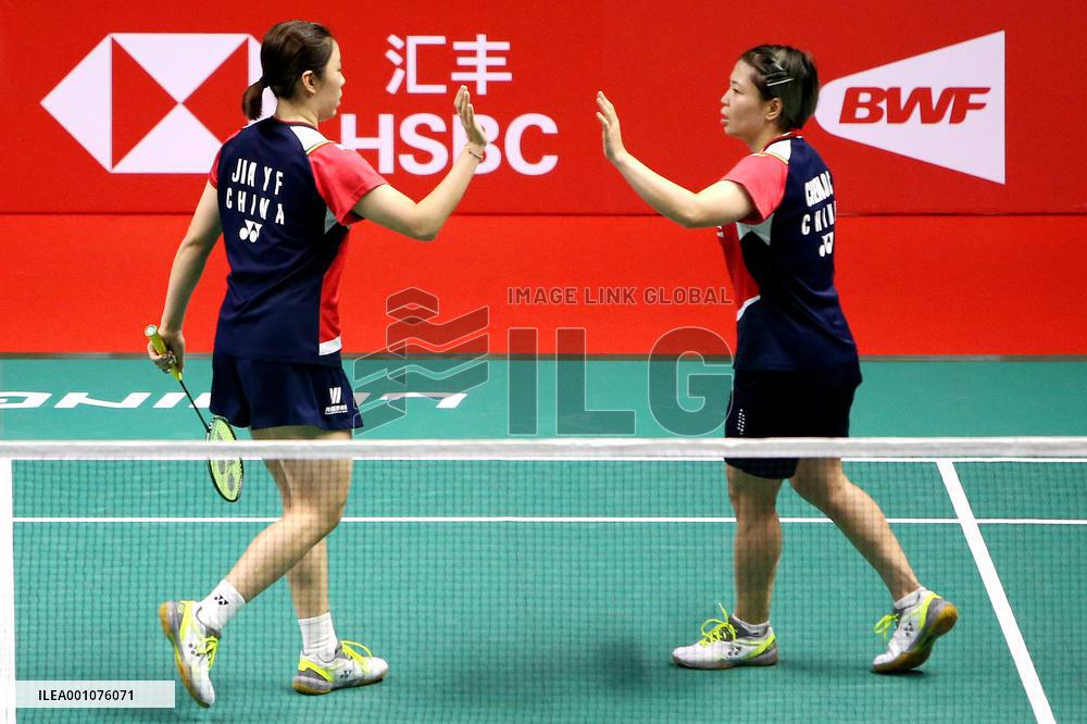 (SP)THAILAND-BANGKOK-BADMINTON-WORLD TOUR FINALS-WOMEN'S DOUBLES-FINAL