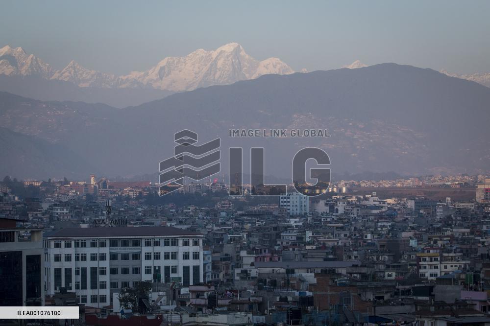 NEPAL-LALITPUR-MOUNTAIN RANGE