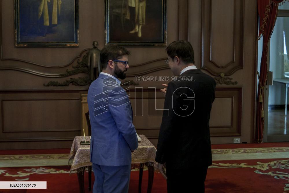 President Boric visits Chulalongkorn University in Bangkok Thailand