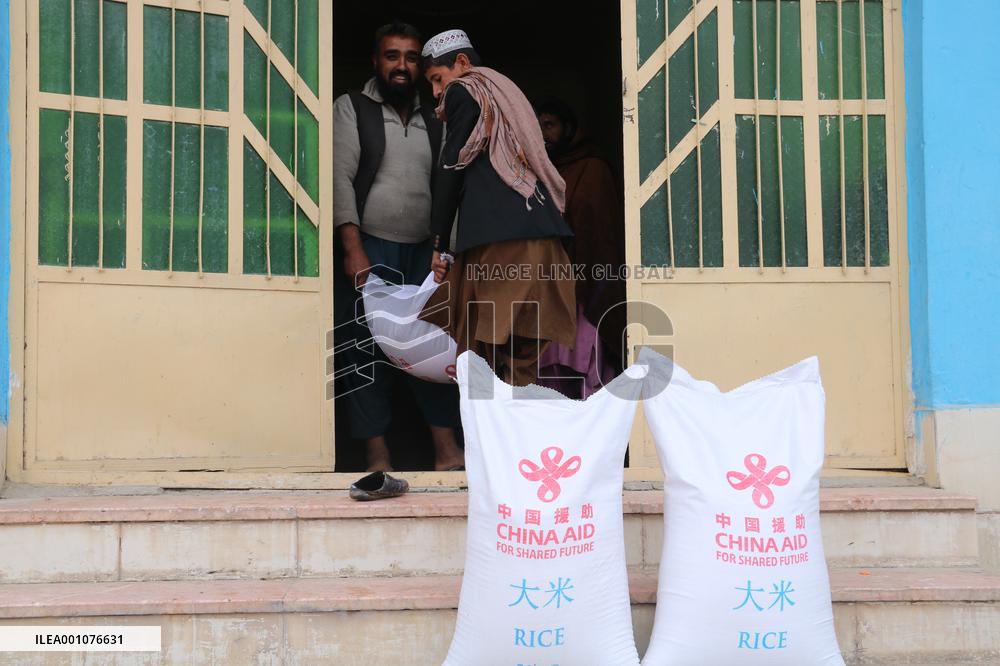 AFGHANISTAN-FARAH-CHINA-AID