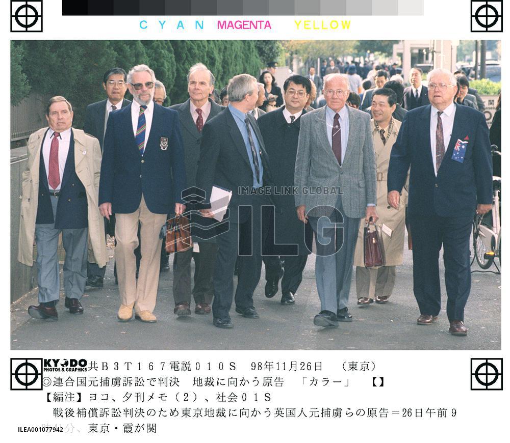 Damages suit by Allied POWs turned down