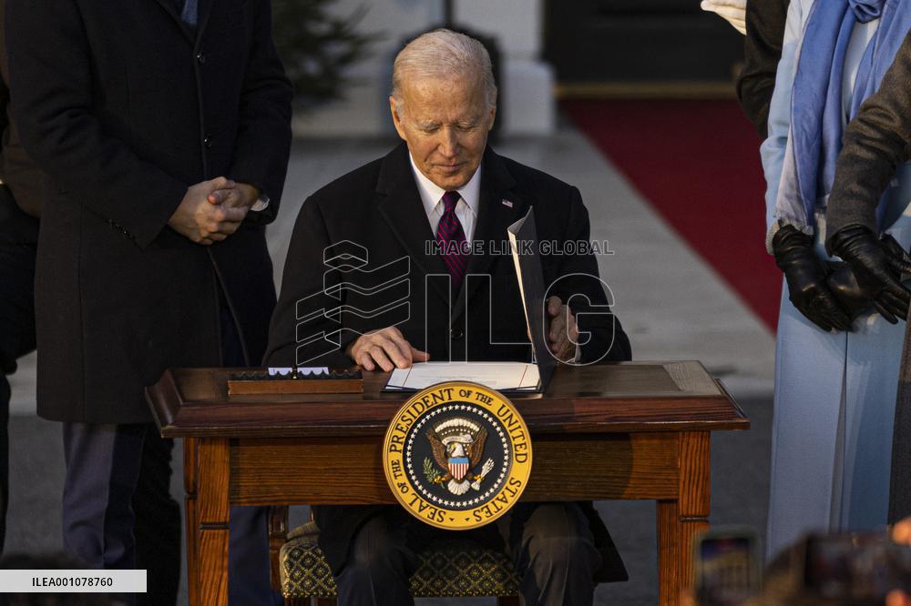 U.S.-WASHINGTON, D.C.-BIDEN-RESPECT FOR MARRIAGE ACT-SIGNING
